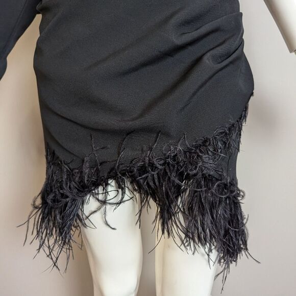 Club L London Black One-Shoulder Mini Dress - Picture 8 of 13